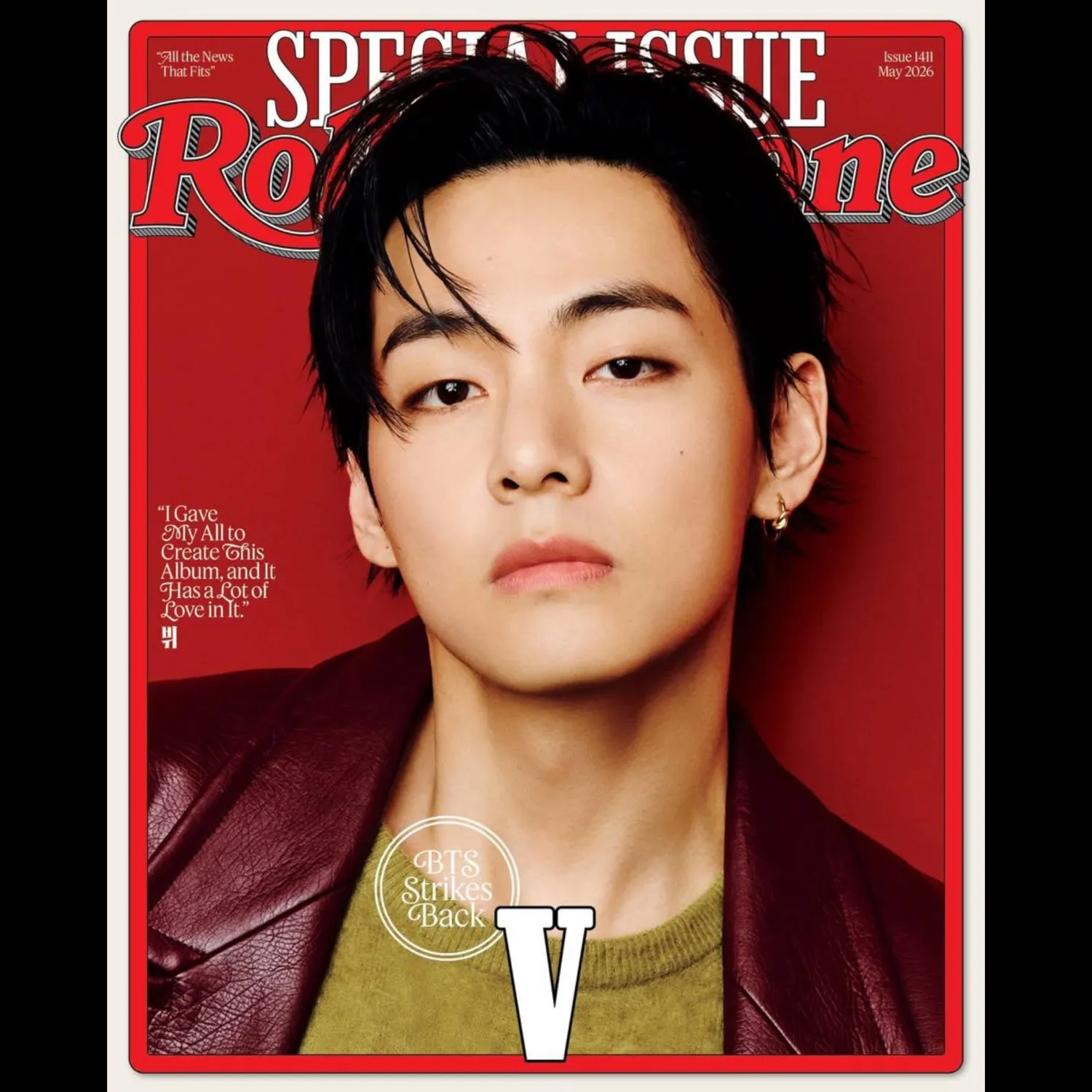 A moment captured by V (BTS)'s fan