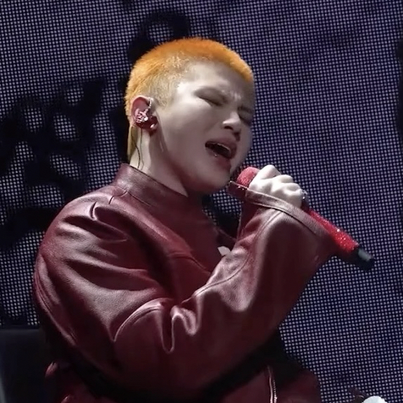 A moment captured by Woozi (SEVENTEEN)'s fan