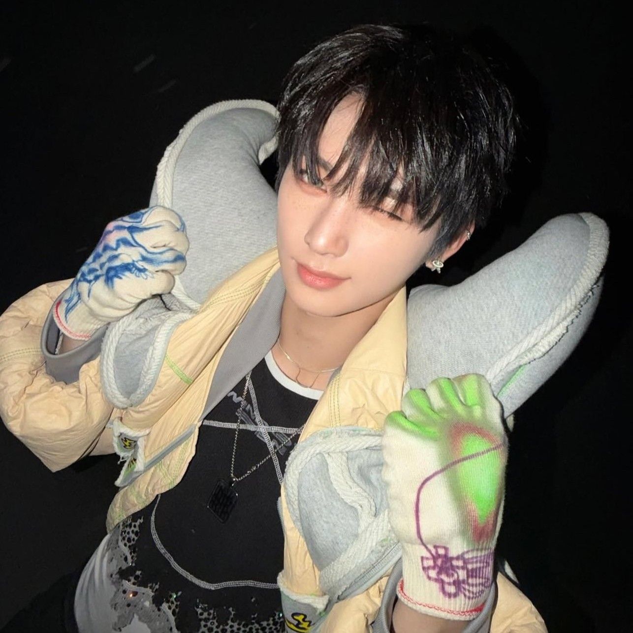 A moment captured by Zhou Anxin (ALPHA DRIVE ONE)'s fan