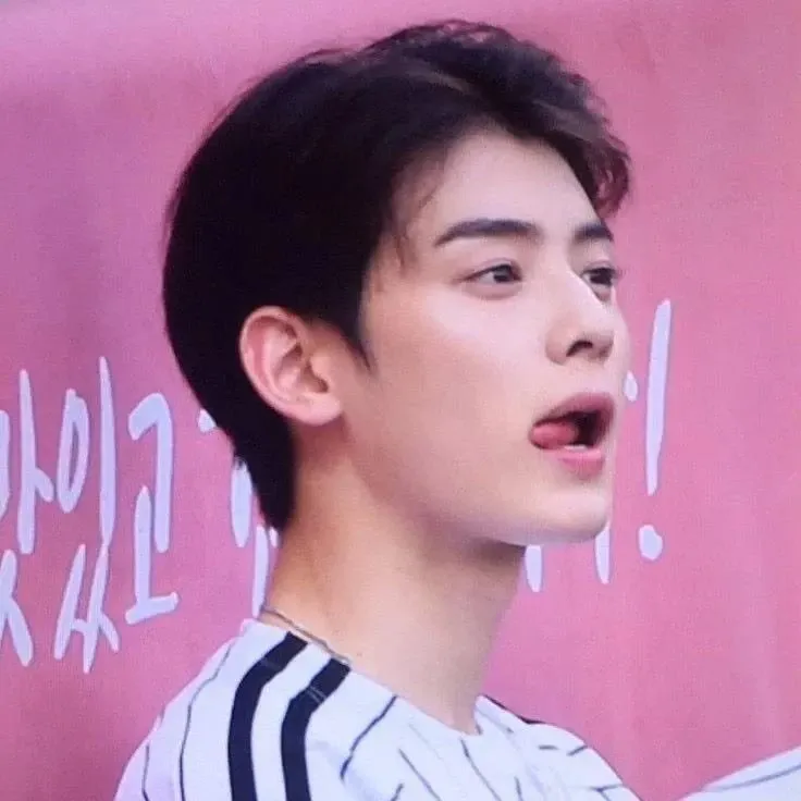 A moment captured by Eunwoo (ASTRO)'s fan