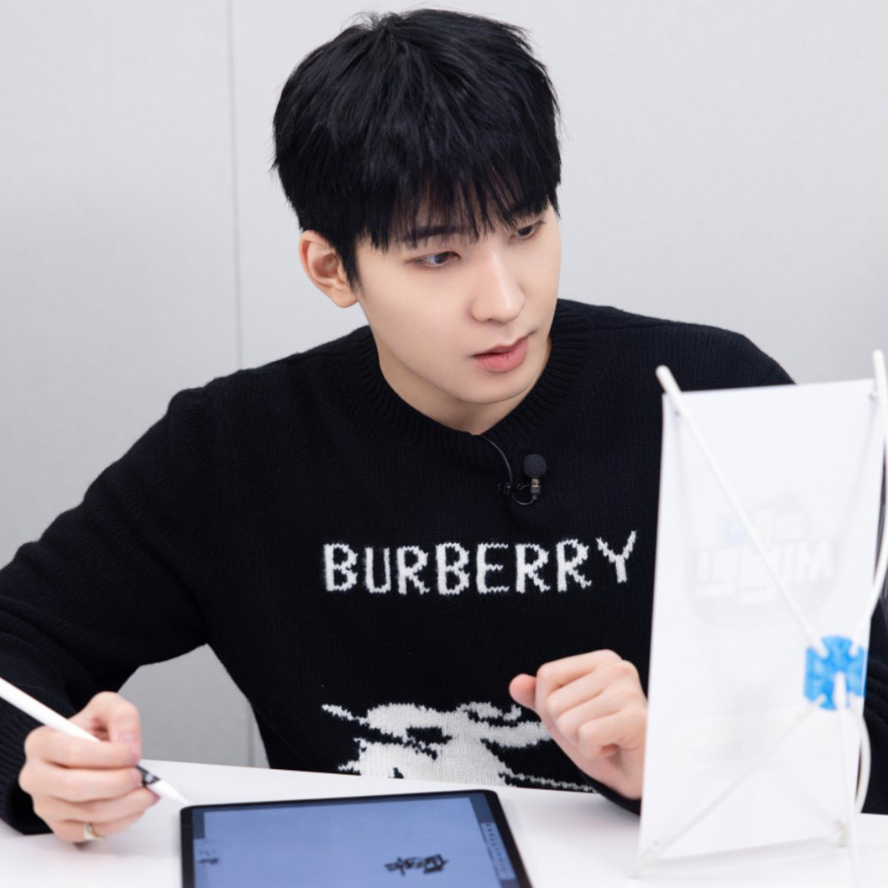 A moment captured by Wonwoo (SEVENTEEN)'s fan