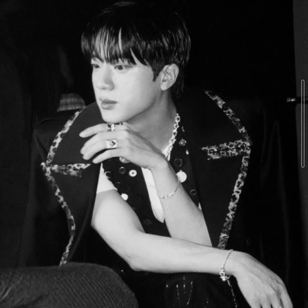 Recent activity shot of Jin (BTS)