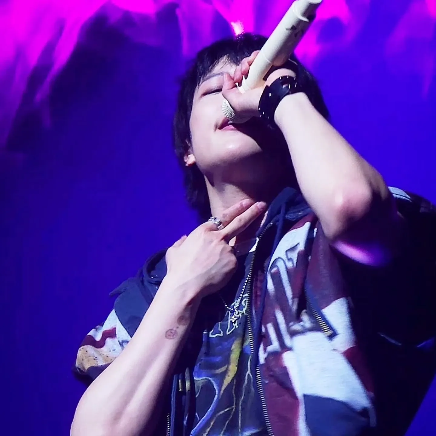 A moment captured by WOODZ's fan