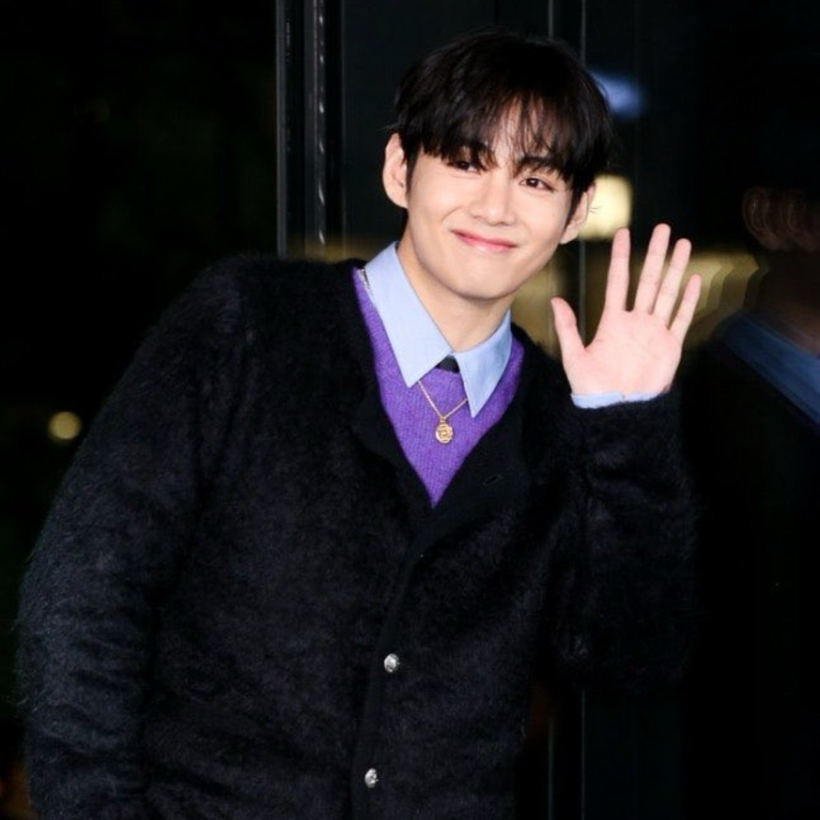 A moment captured by V (BTS)'s fan