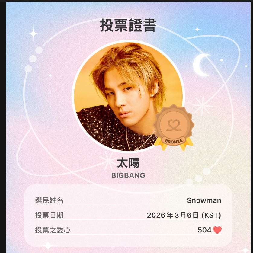 A moment captured by Taeyang (BIGBANG)'s fan