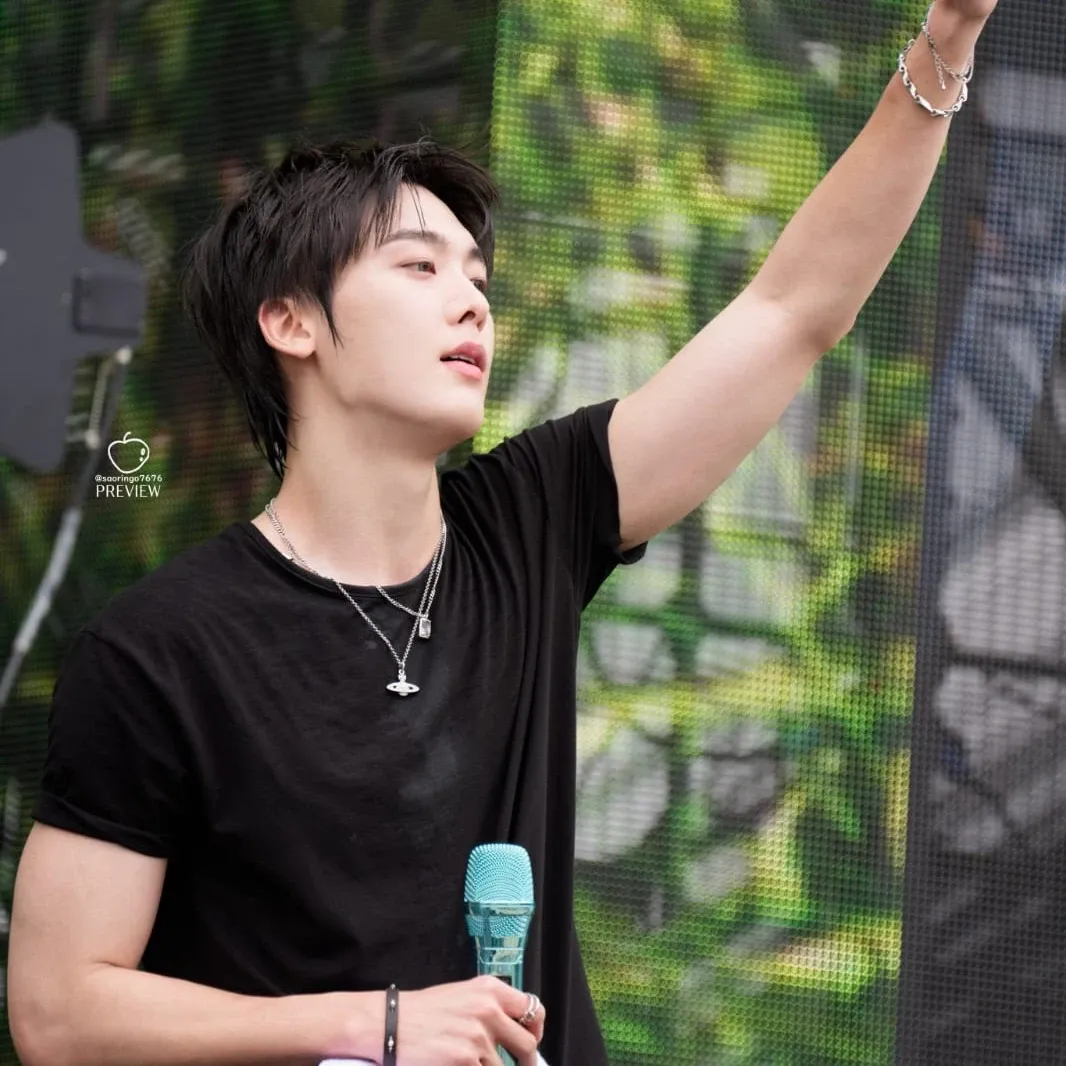 Recent activity shot of Sanha (ASTRO)