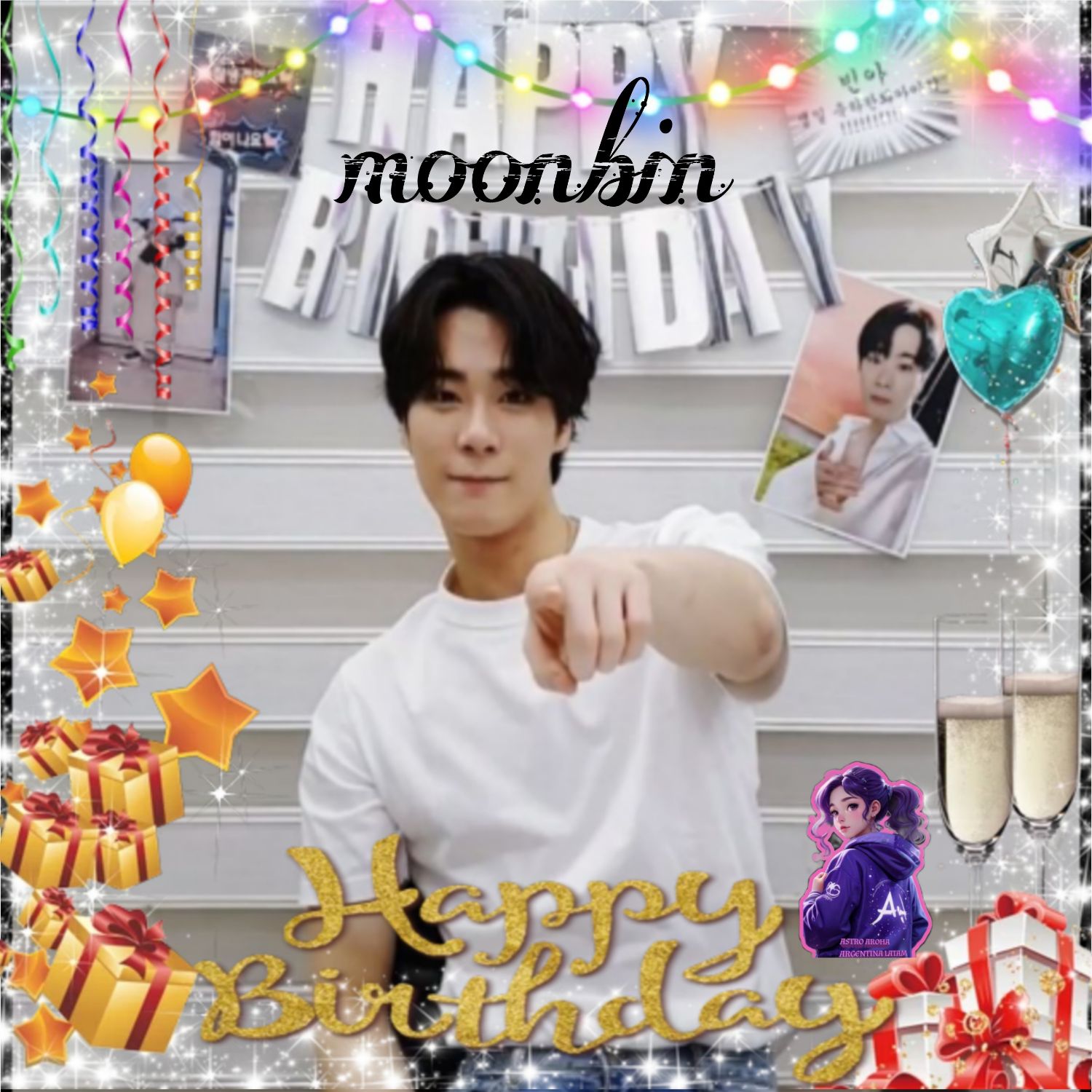 A moment captured by Moonbin (ASTRO)'s fan