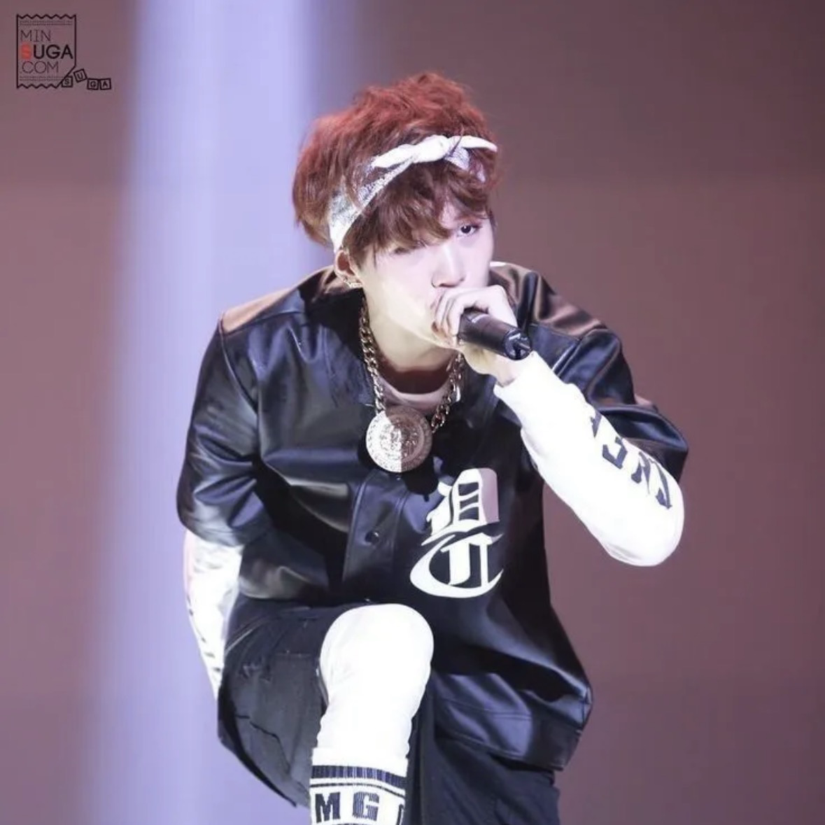 Recent activity shot of SUGA (BTS)