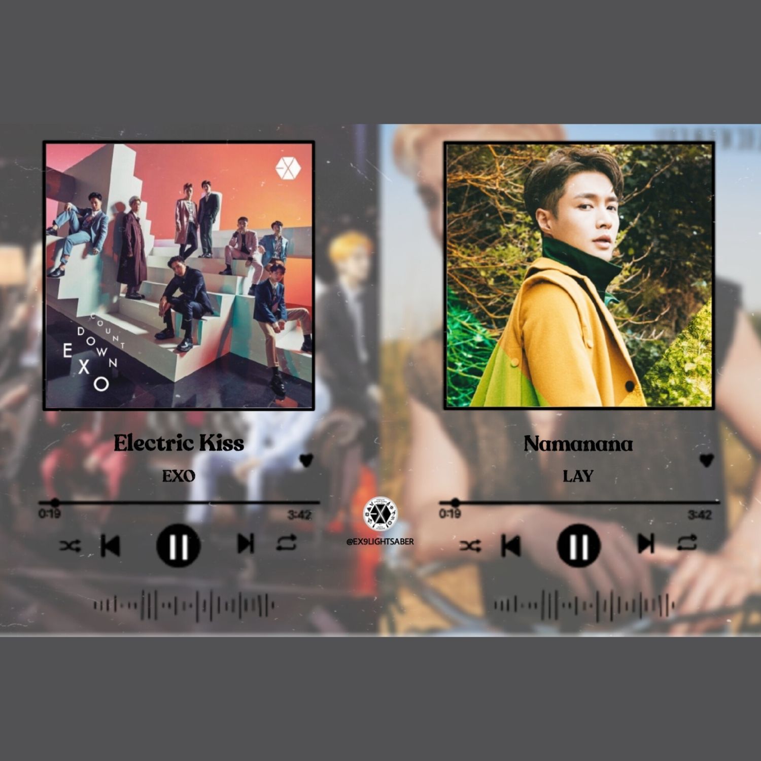 A moment captured by EXO's fan