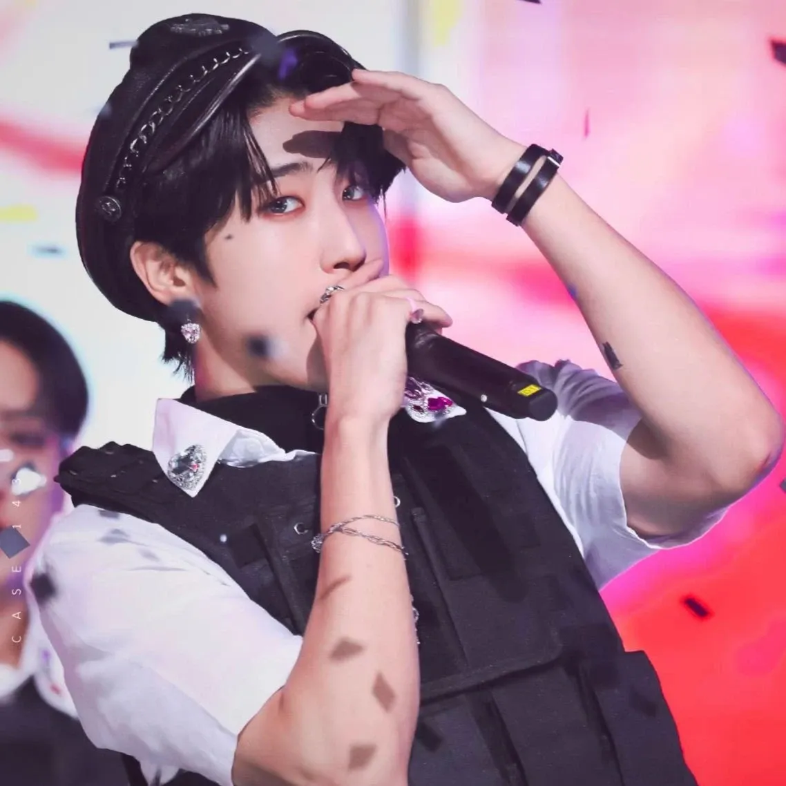 A moment captured by HAN (Stray Kids)'s fan