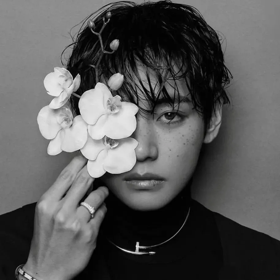 A moment captured by V (BTS)'s fan