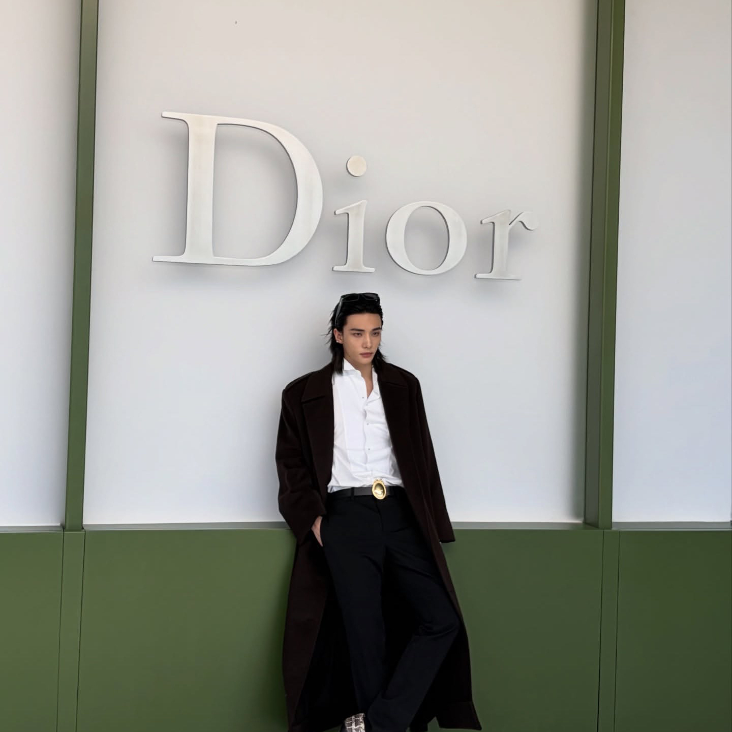 Recent activity shot of Hyunjin (Stray Kids)