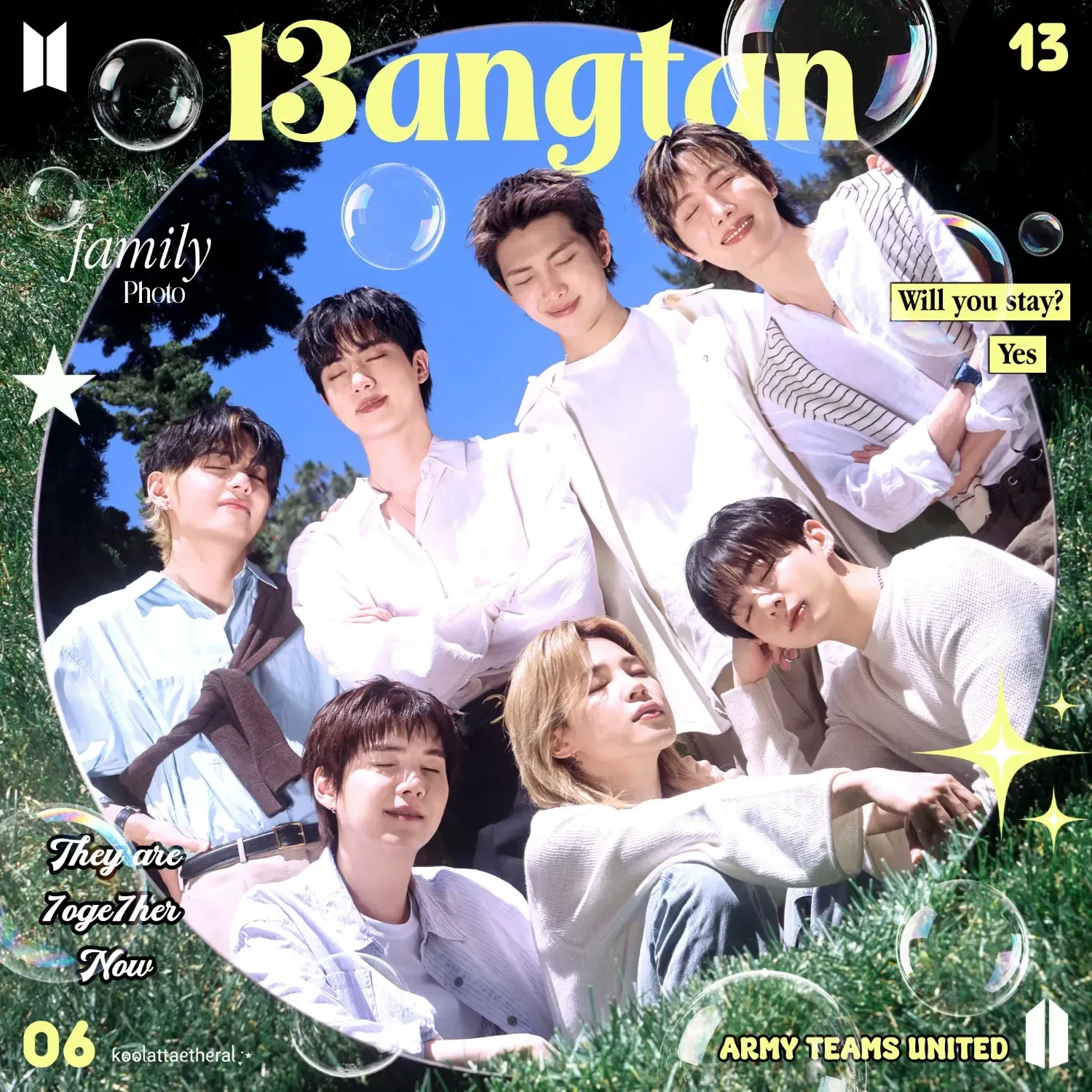 A moment captured by BTS's fan
