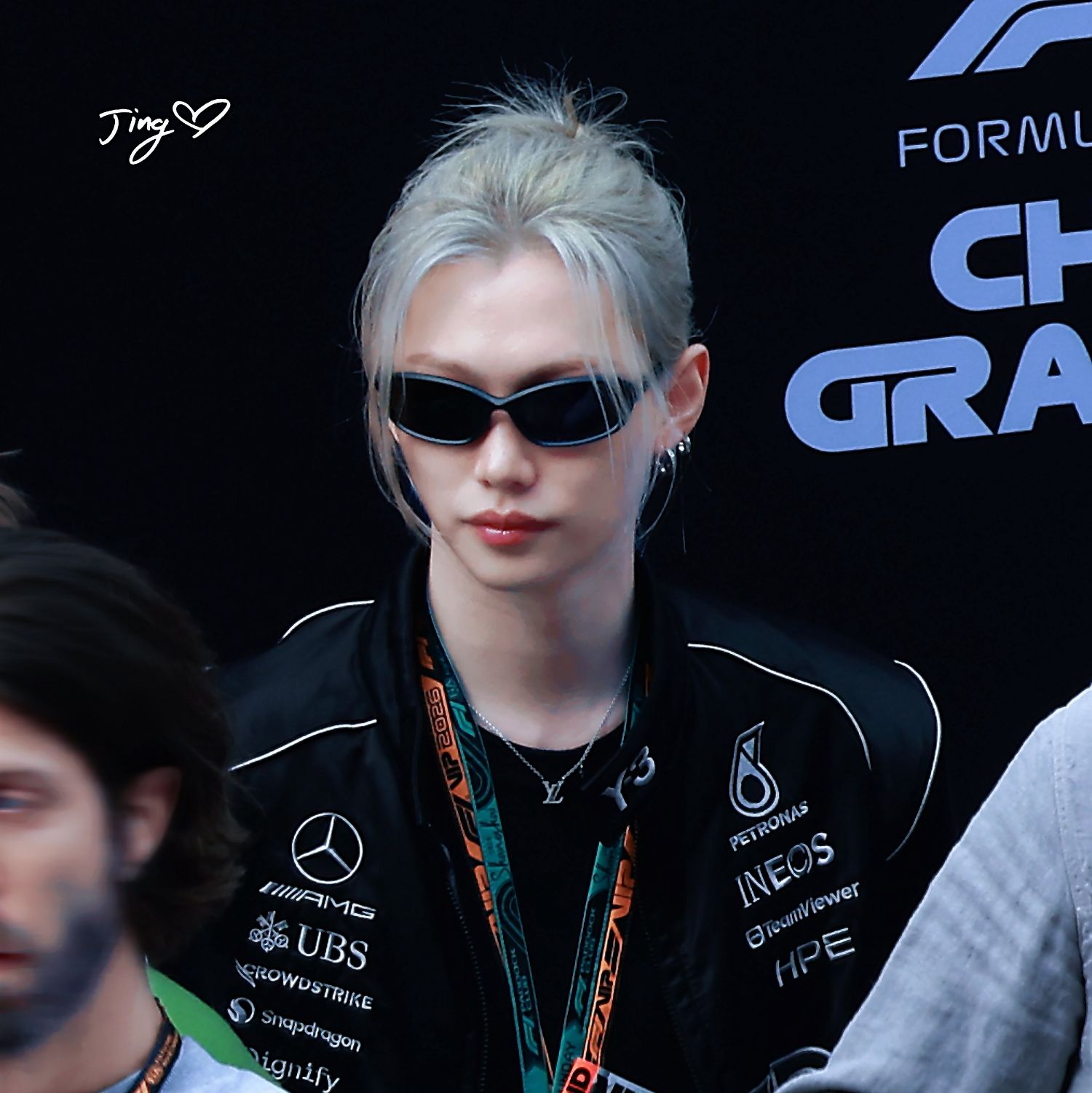 A moment captured by Felix (Stray Kids)'s fan