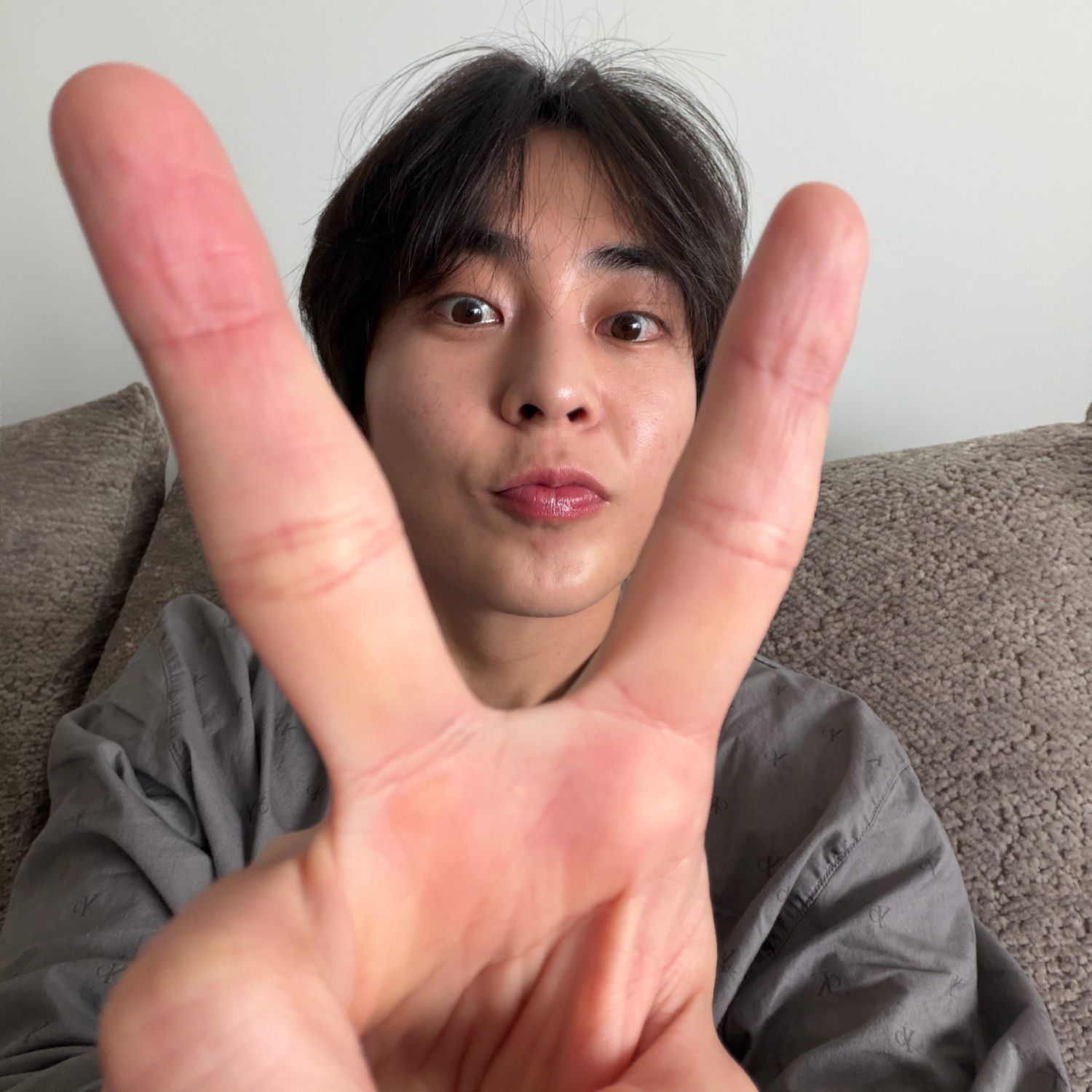 A moment captured by Xiumin (EXO)'s fan