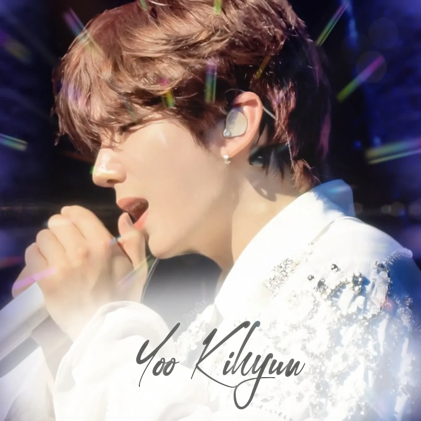 A moment captured by Kihyun (MONSTA X)'s fan