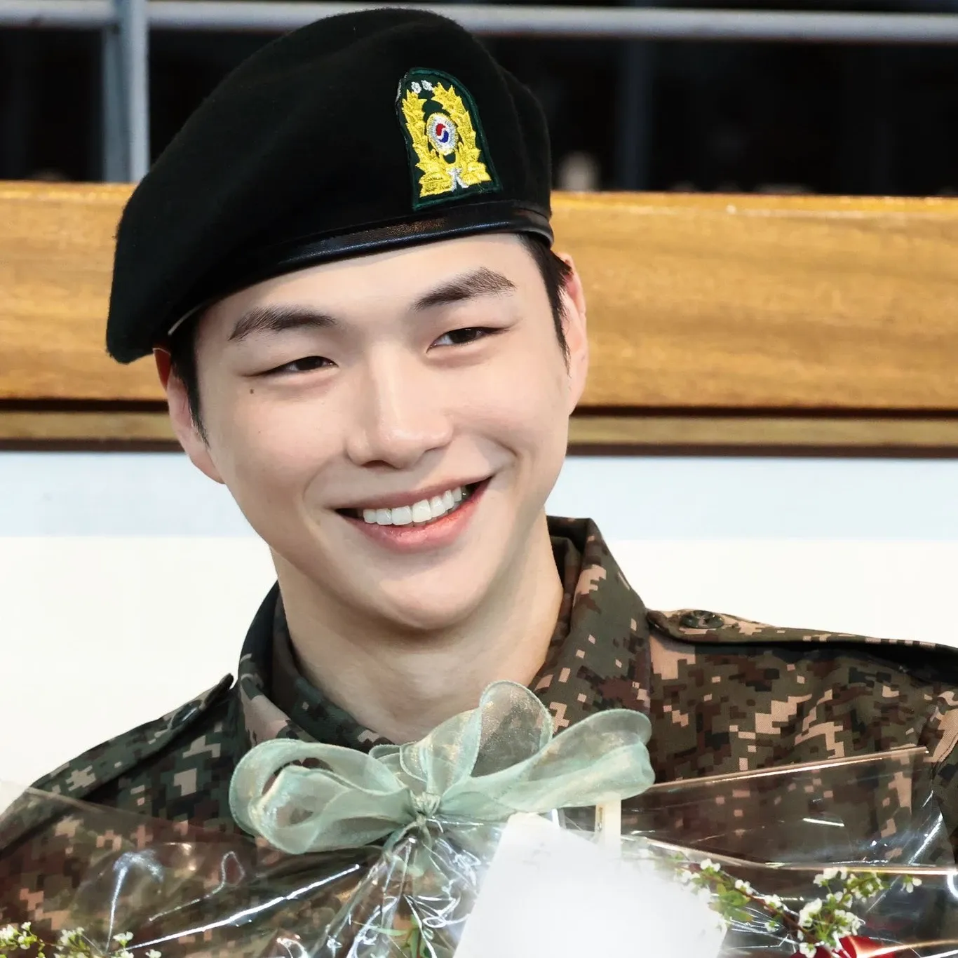 A moment captured by Kang Daniel's fan