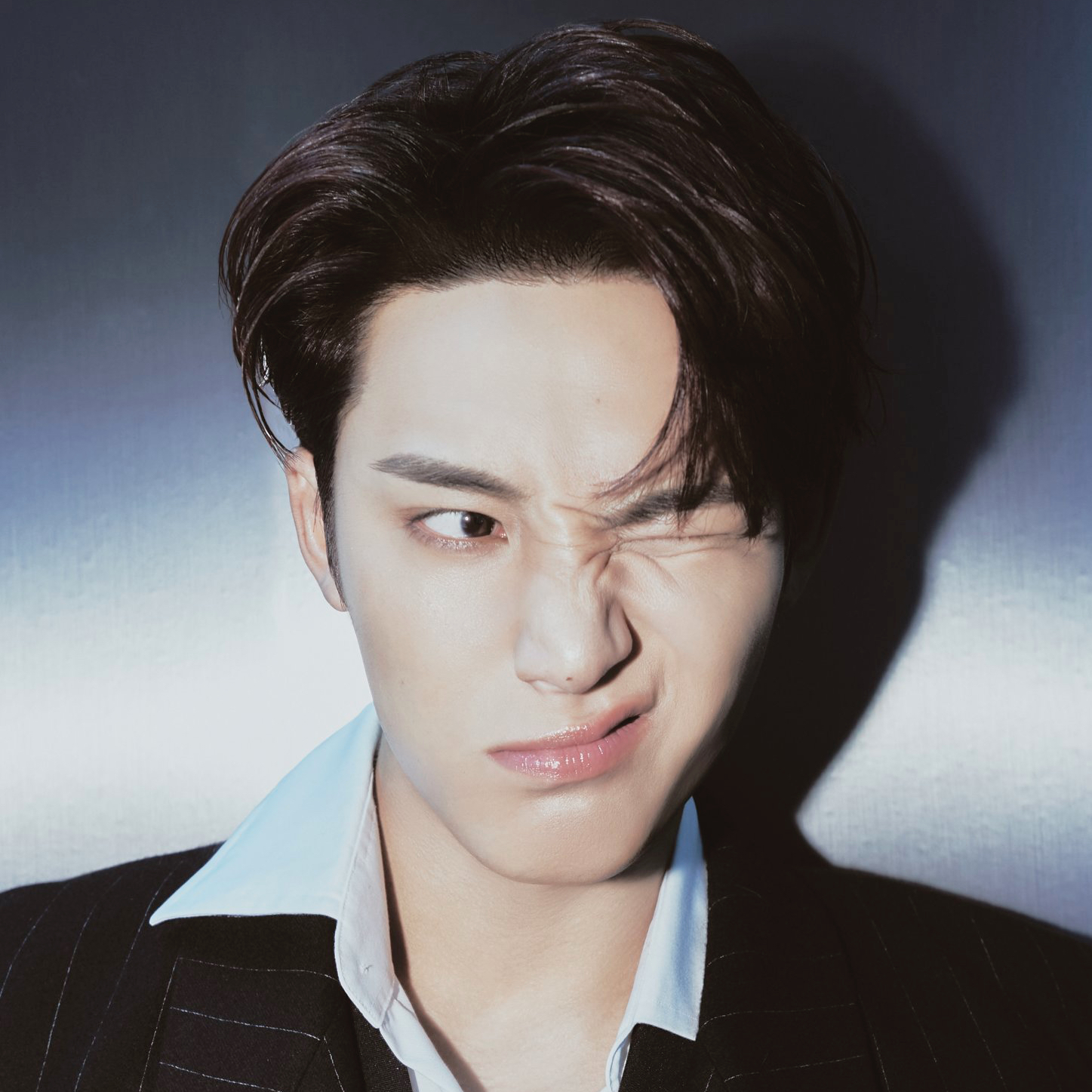 A moment captured by Mingyu (SEVENTEEN)'s fan