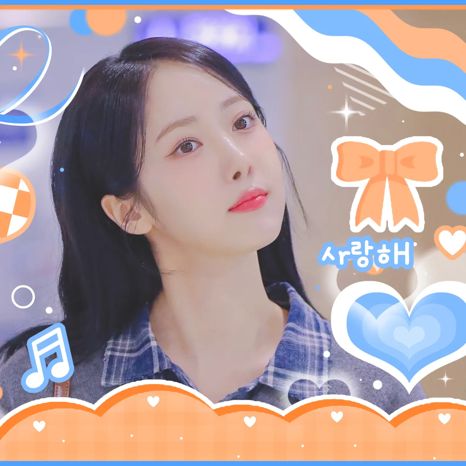 A moment captured by SinB (GFRIEND, VIVIZ)'s fan