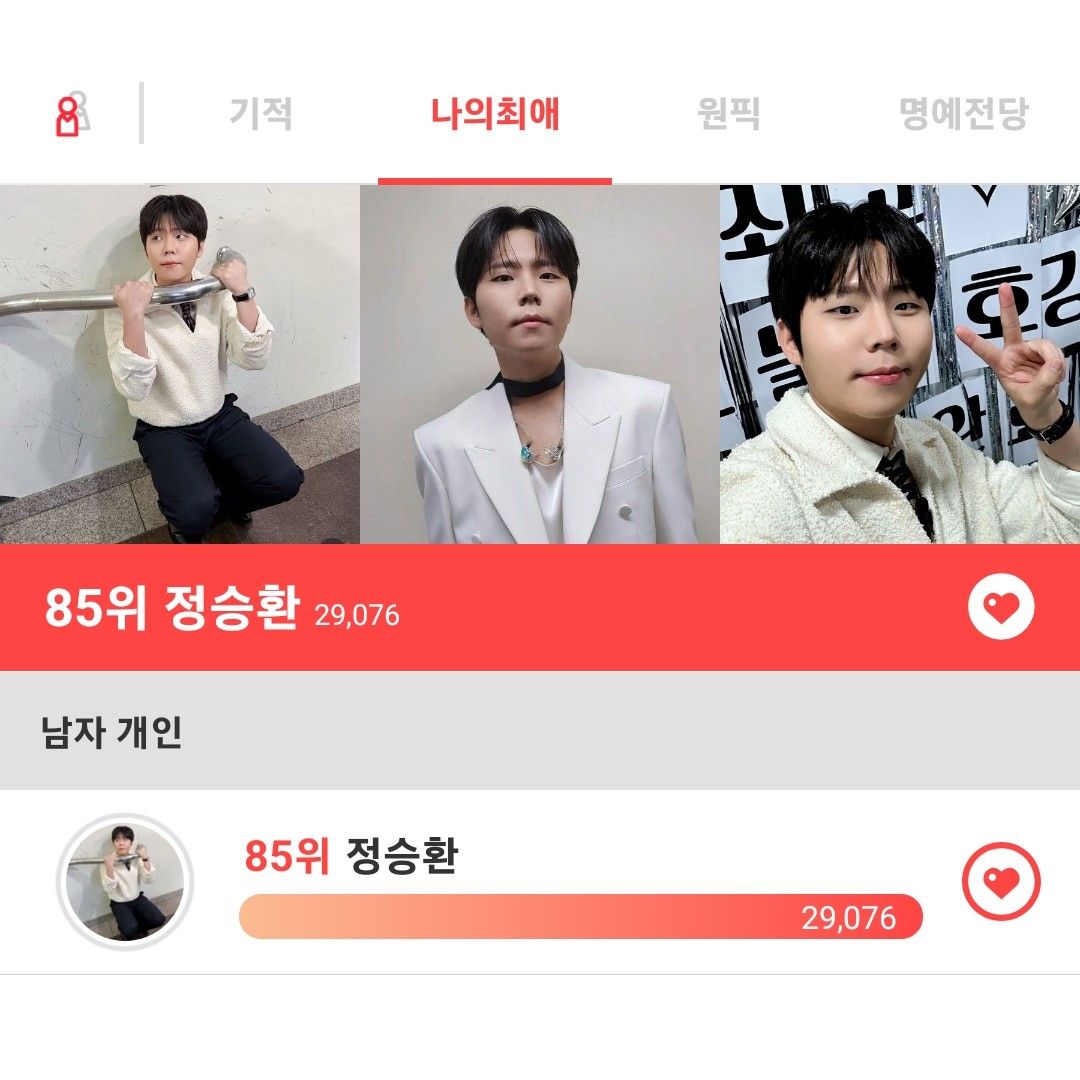 Recent activity shot of Jung Seunghwan