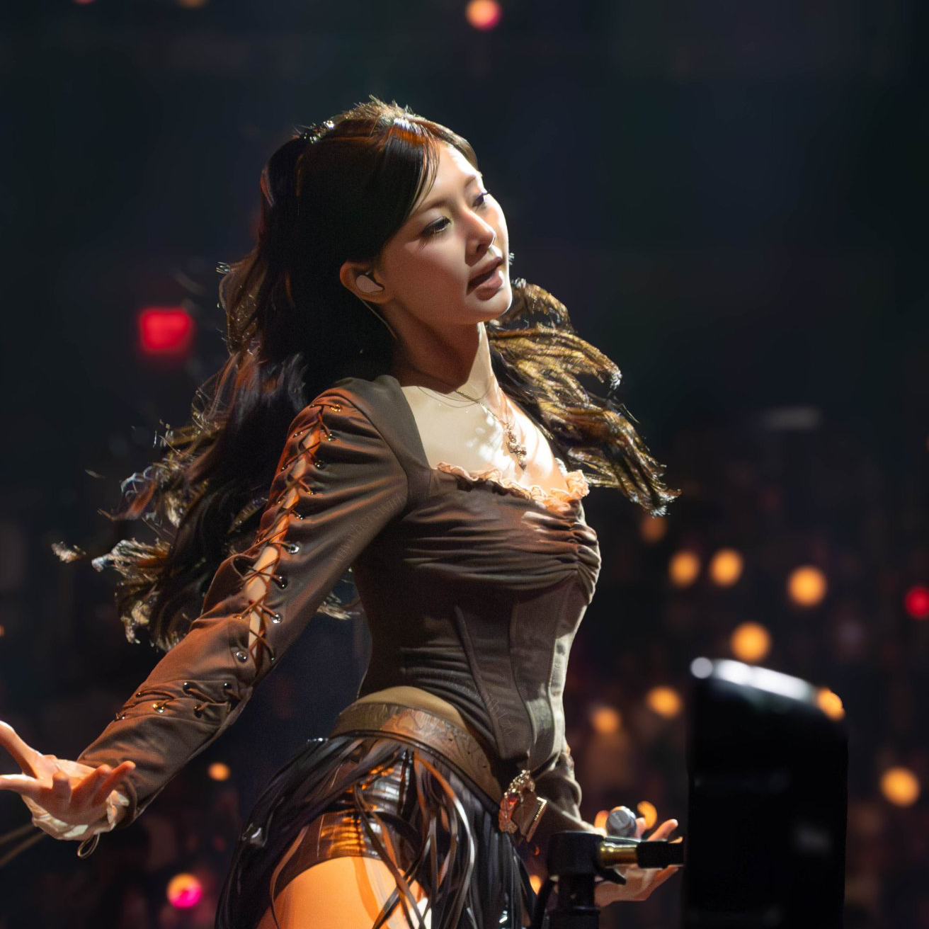 Momen yang diabadikan oleh penggemar Tzuyu (TWICE)