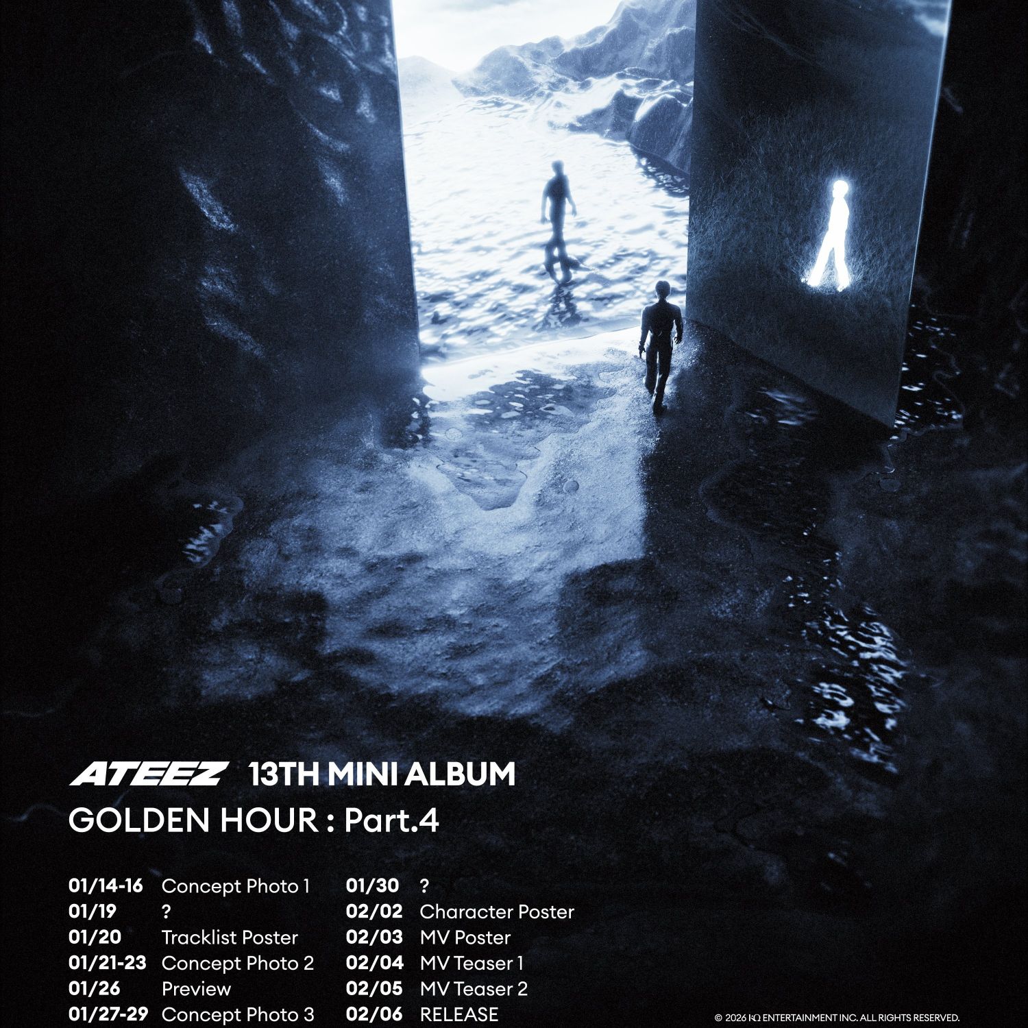 에이티즈의 비하인드 컷