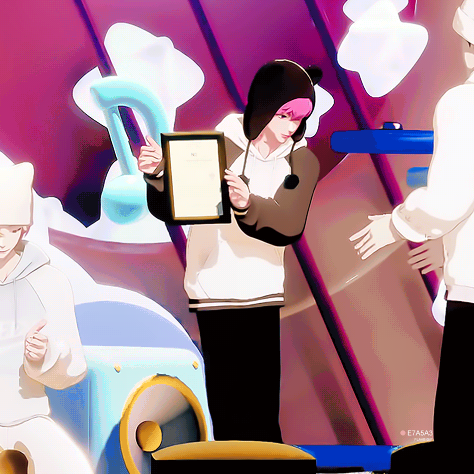 Recent activity shot of Bamby (PLAVE)