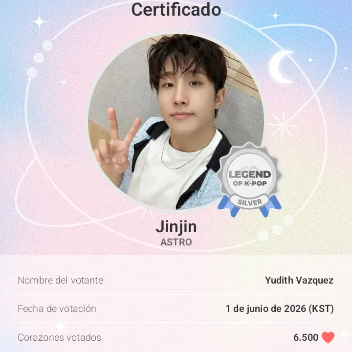 A moment captured by Jinjin (ASTRO)'s fan