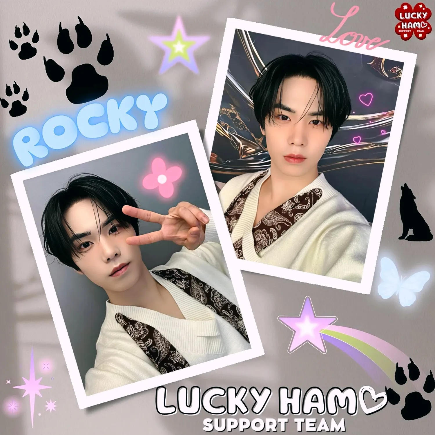 A moment captured by Rocky's fan