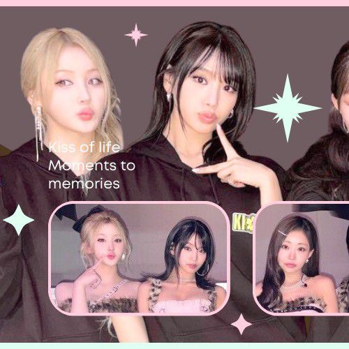 Recent activity shot of KISS OF LIFE