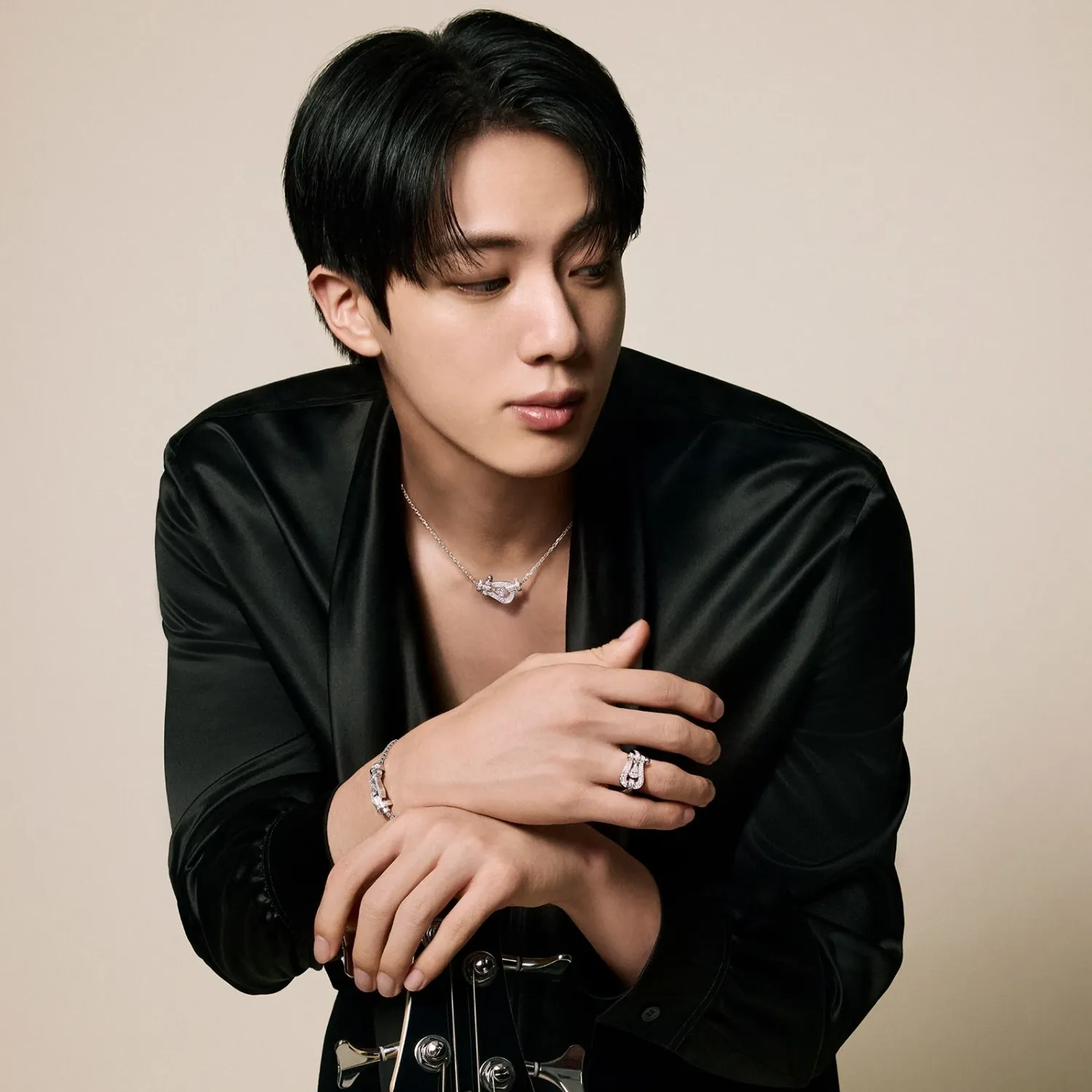 Recent activity shot of Jin (BTS)