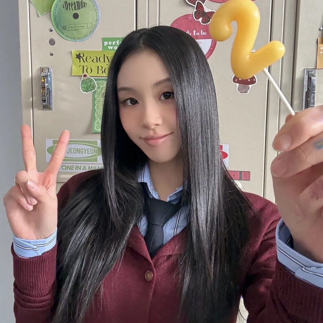 A moment captured by Chaeyoung (TWICE)'s fan