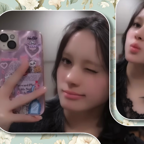 A moment captured by Nina (NiziU)'s fan