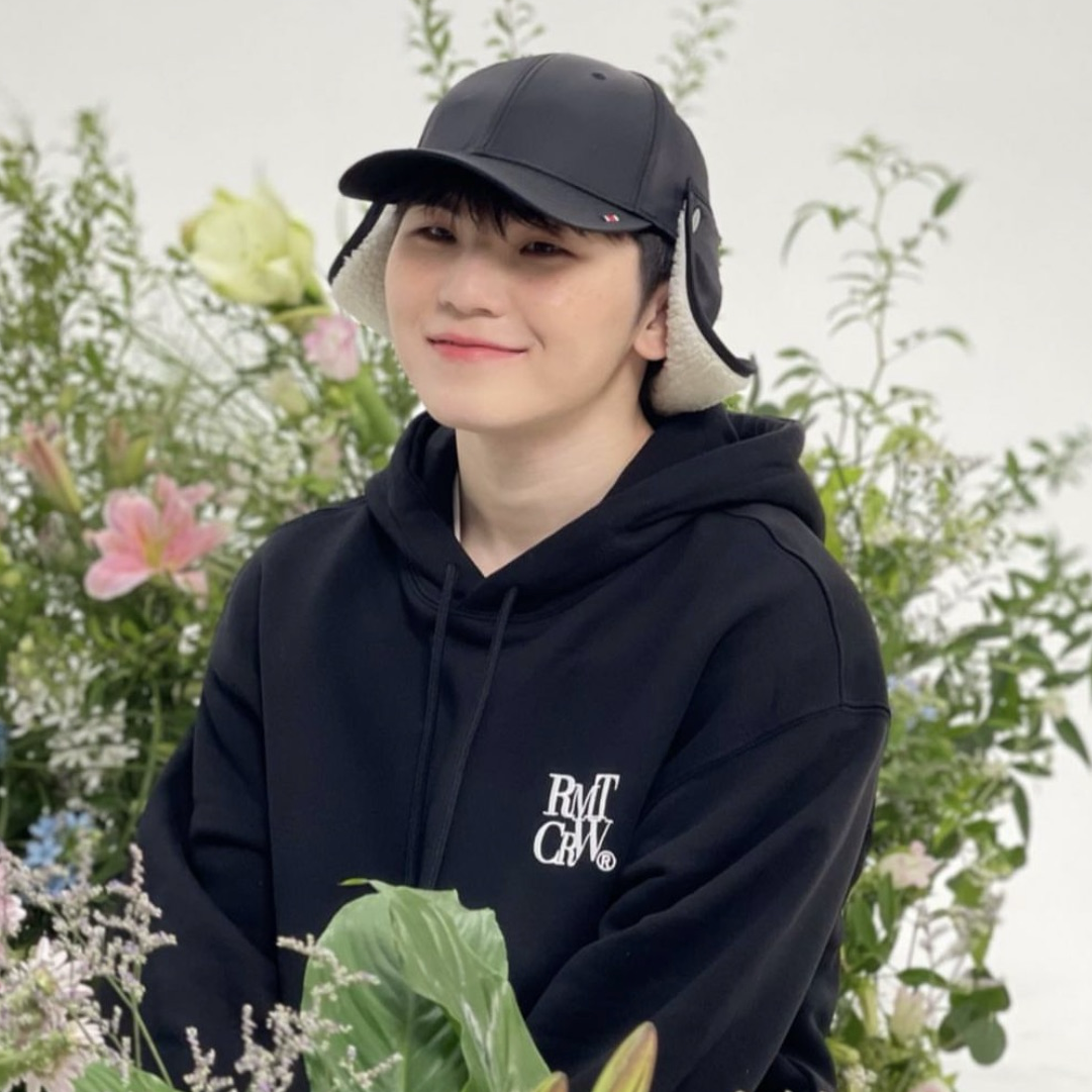 Recent activity shot of Woozi (SEVENTEEN)