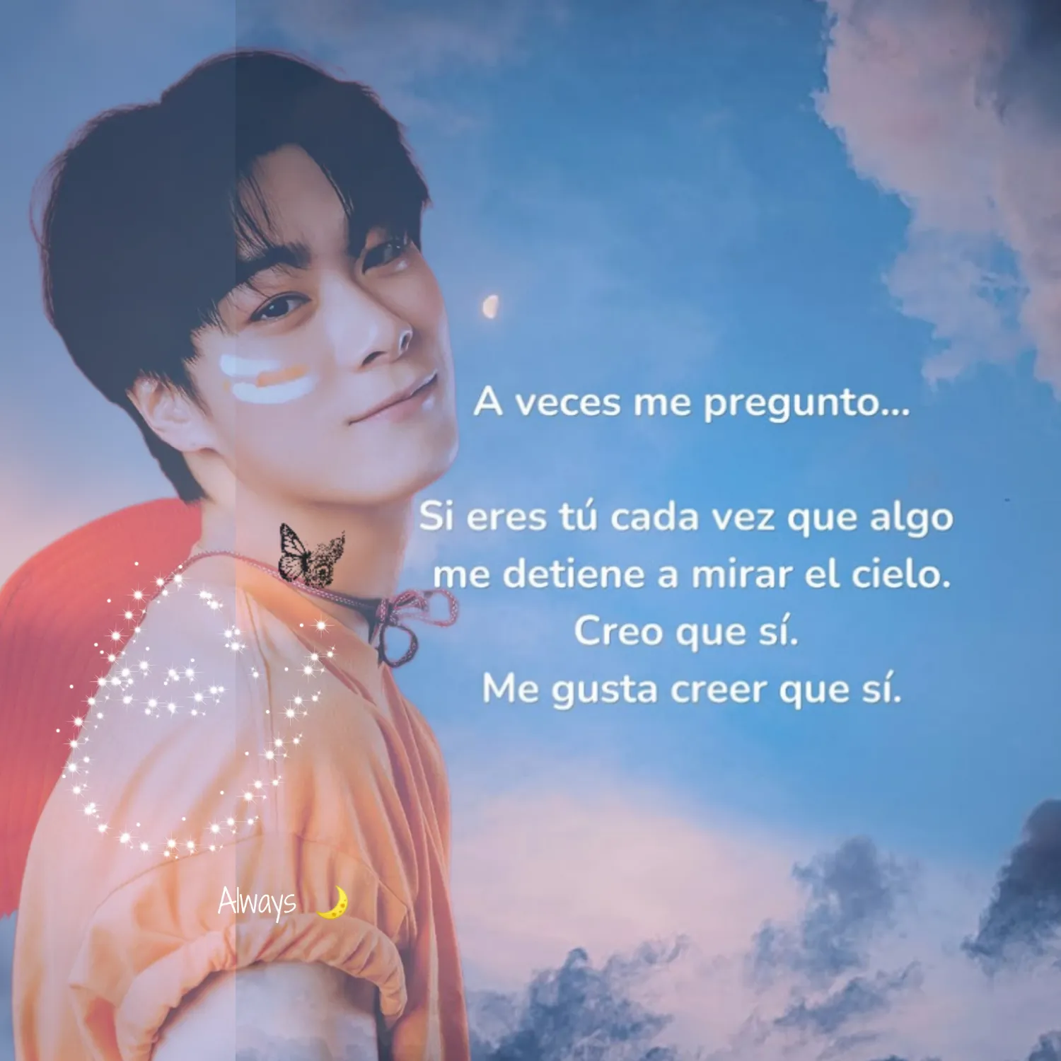 A moment captured by Moonbin (ASTRO)'s fan