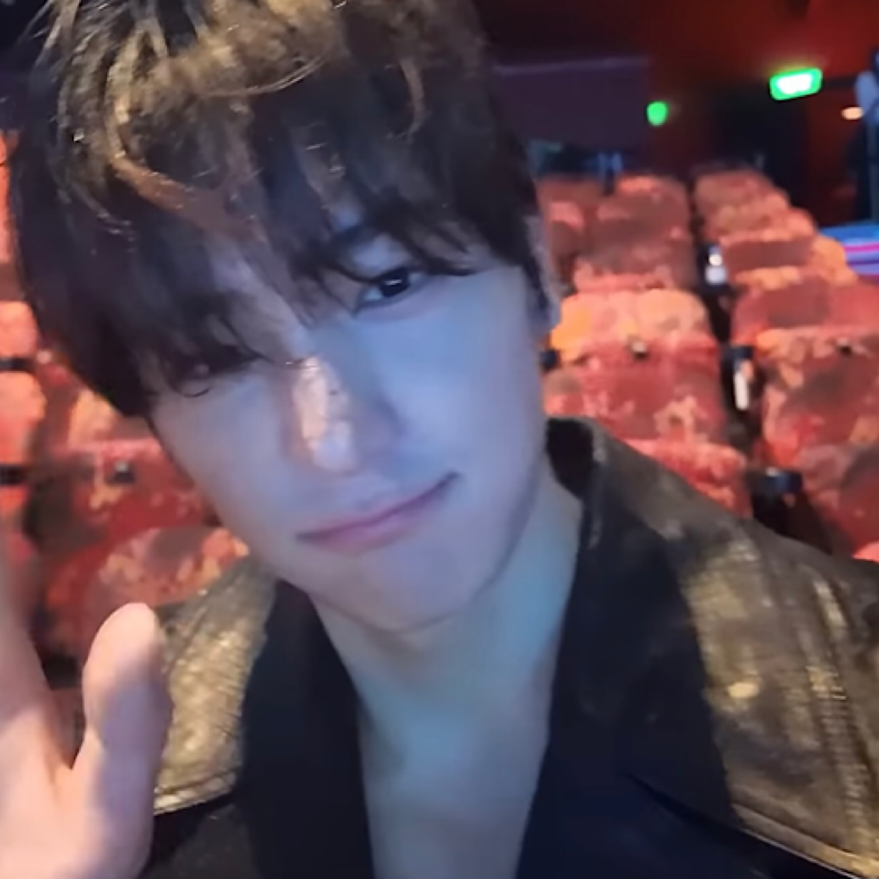 A moment captured by Hyunjae (THE BOYZ)'s fan