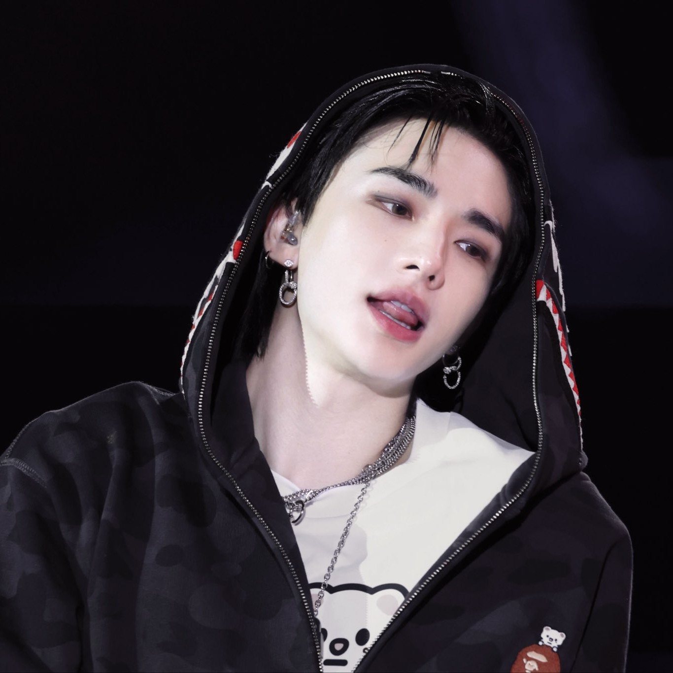 Recent activity shot of Hyunjin (Stray Kids)