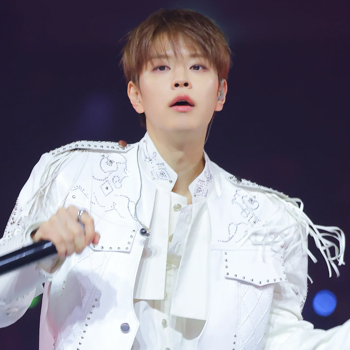 A moment captured by Stray Kids's fan