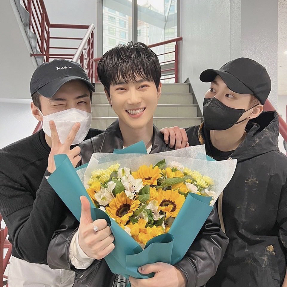 Behind-the-scenes cut of Suho (EXO)