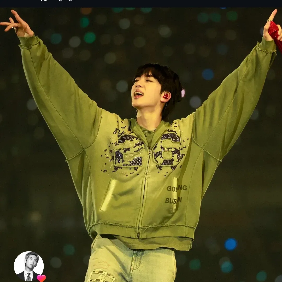 A moment captured by BTS's fan