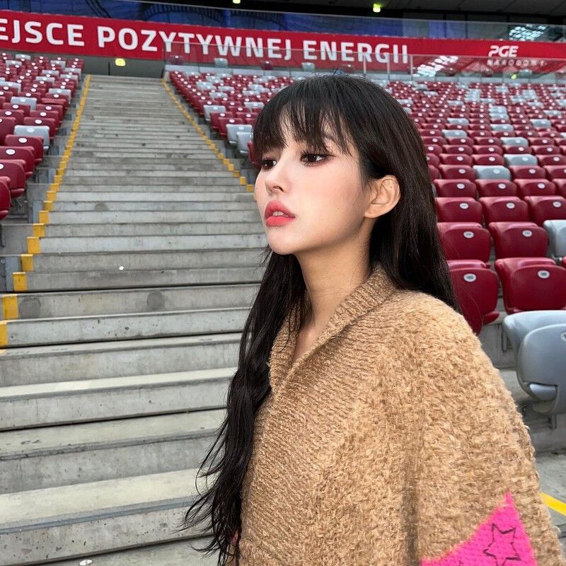 A moment captured by Soyeon (i-dle)'s fan