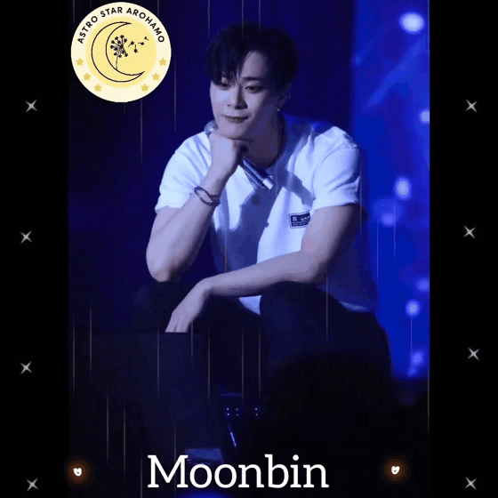 Recent activity shot of Moonbin (ASTRO)