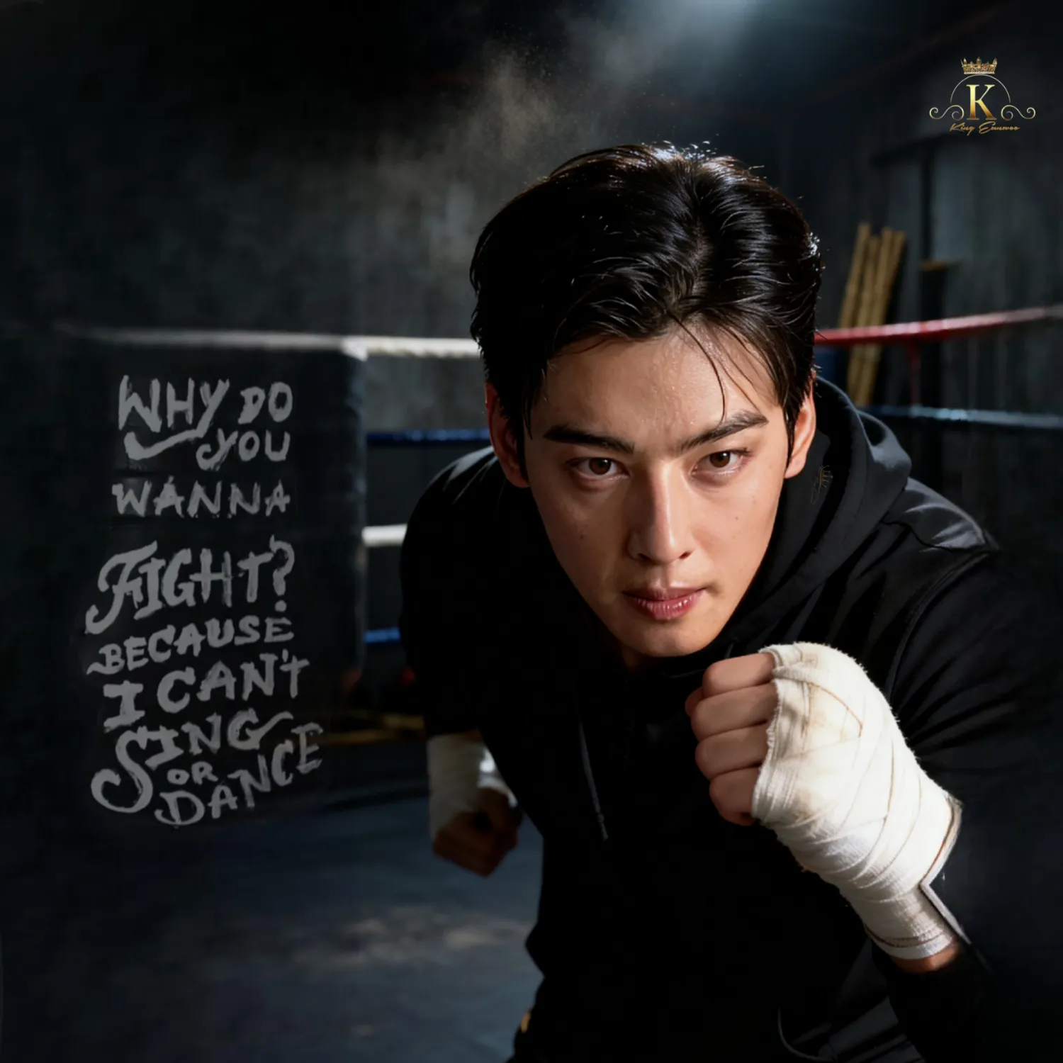 A moment captured by Eunwoo (ASTRO)'s fan