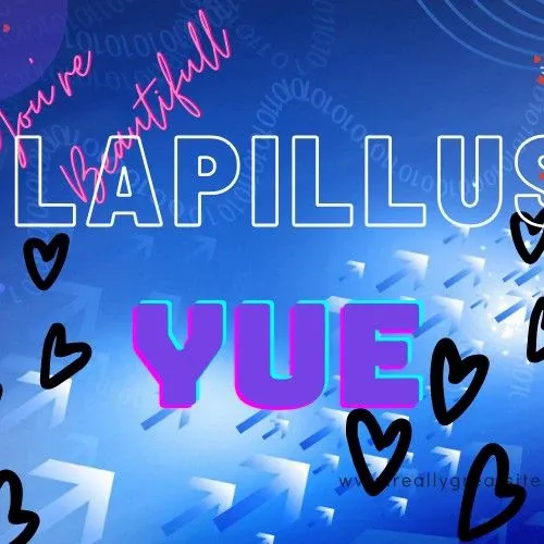 Behind-the-scenes cut of Yue (Lapillus)