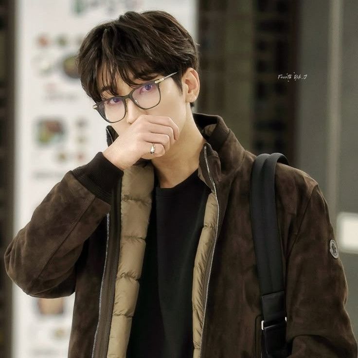 A moment captured by Wonwoo (SEVENTEEN)'s fan