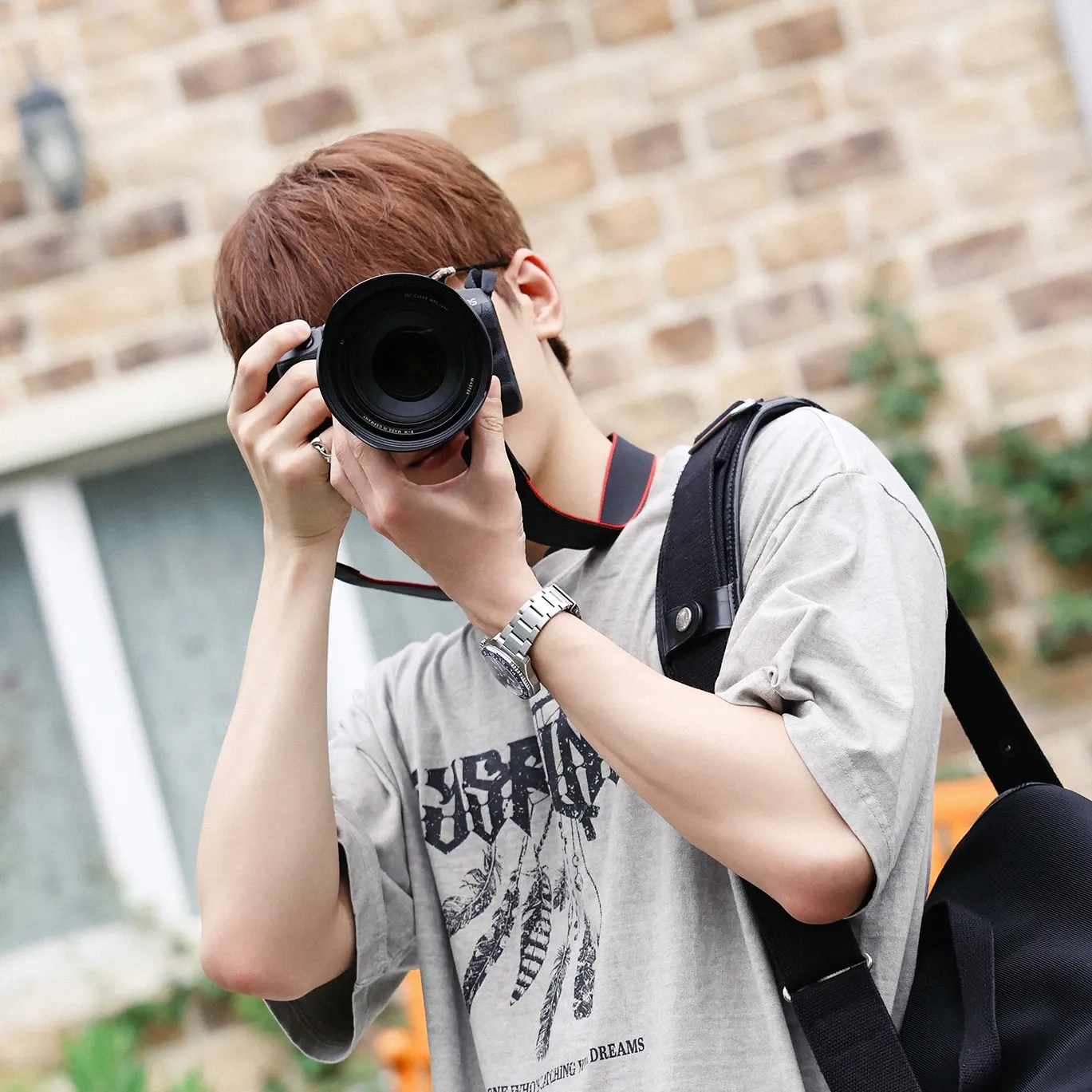 A moment captured by Wonwoo (SEVENTEEN)'s fan