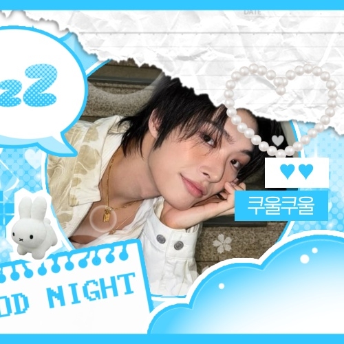 Recent activity shot of Mingi (ATEEZ)