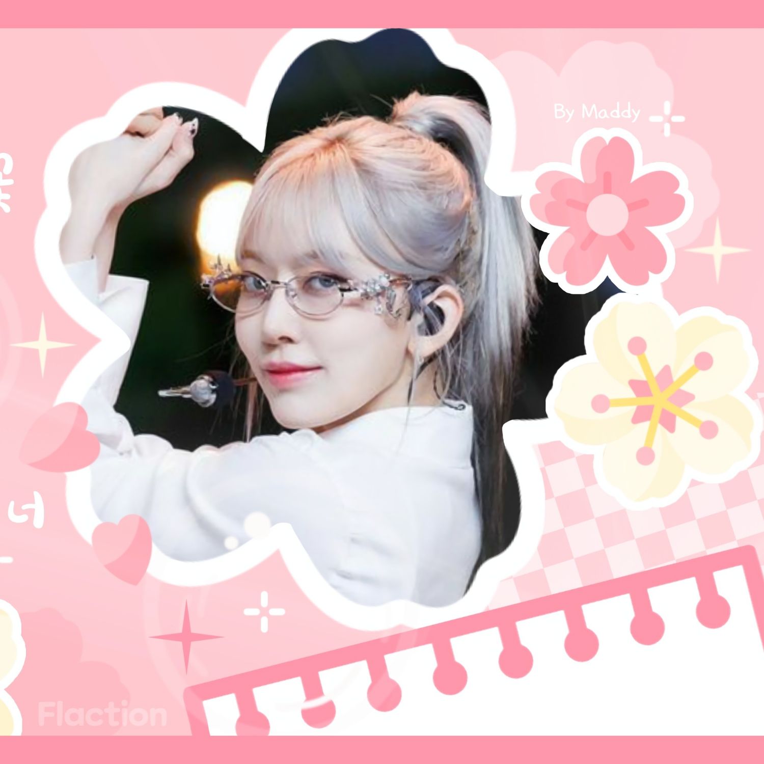 A moment captured by Sakura (LE SSERAFIM)'s fan