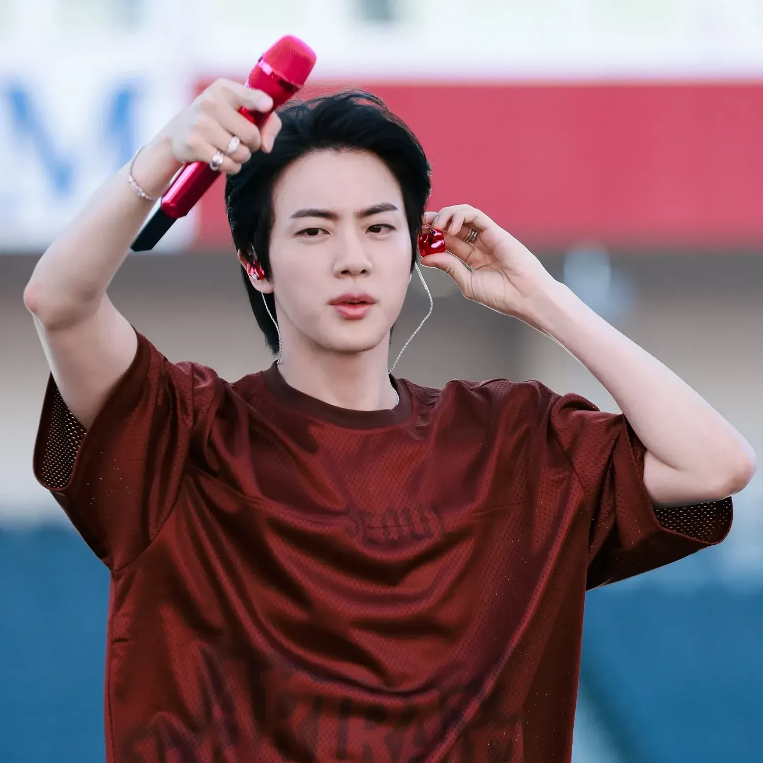 Foto terbaru Jin (BTS)