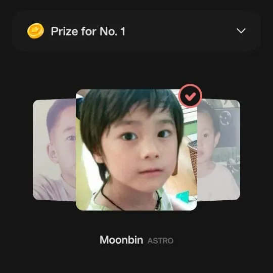 A moment captured by Moonbin (ASTRO)'s fan